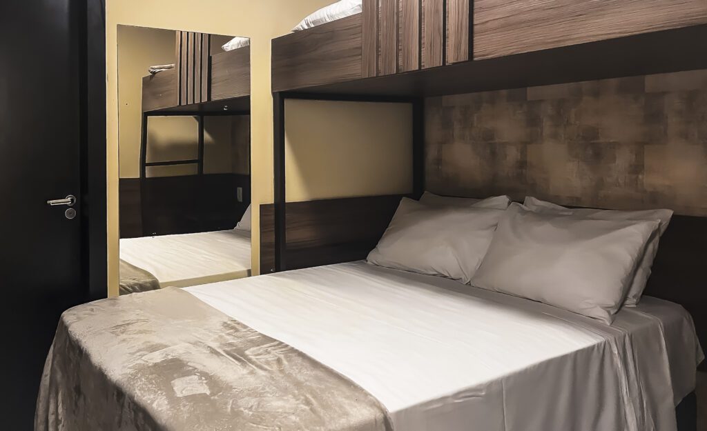 Quarto Hotel Uny no Brás